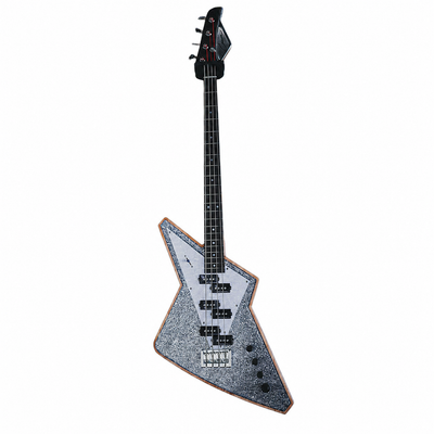 Voltage Bass Silver Glitter Trippy